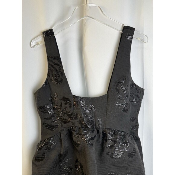 Anthropologie Maeve Black Jacquard Mini Dress Sz 12 New - Picture 6 of 13